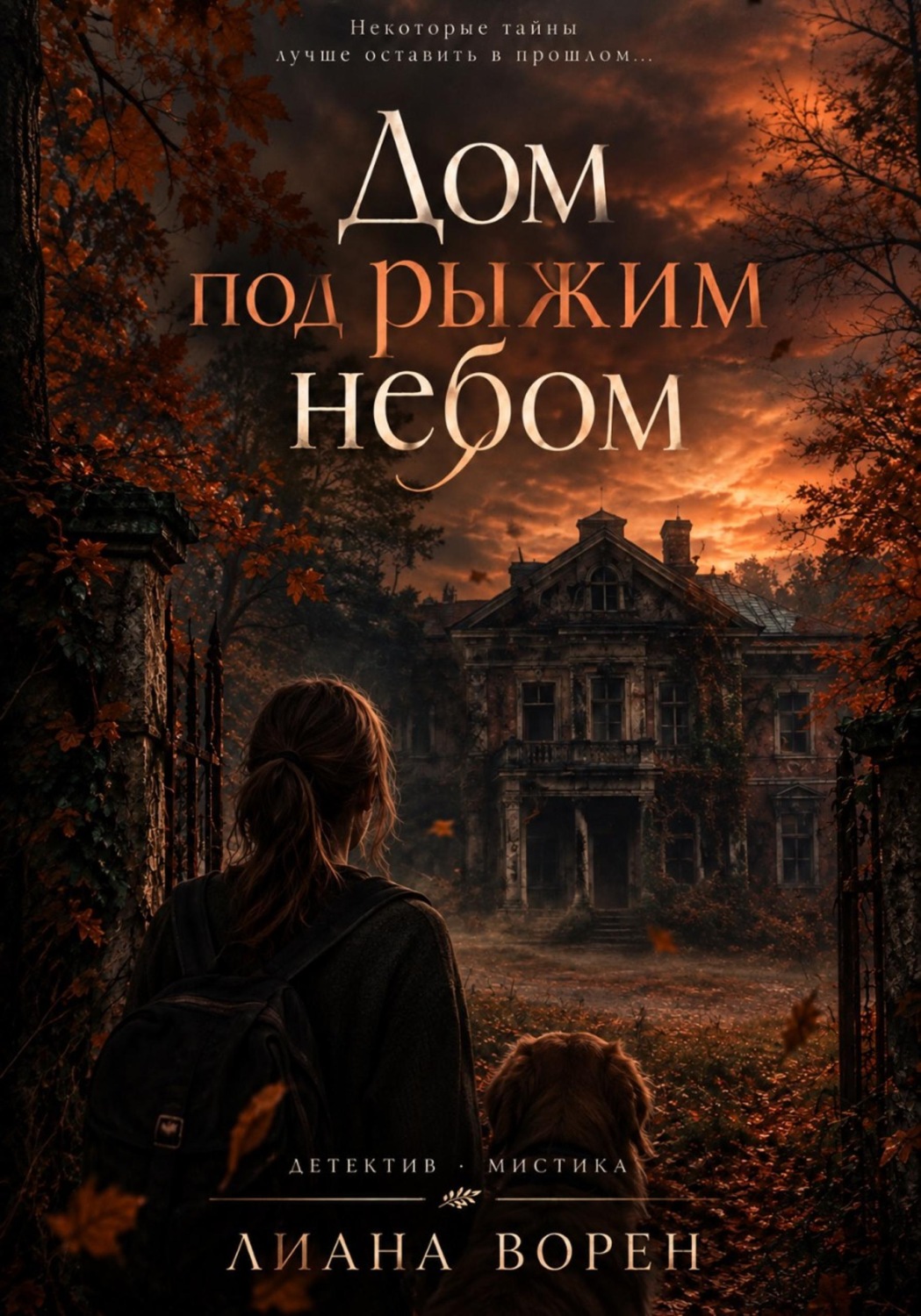 Обложка книги «Дом под Рыжим небом»