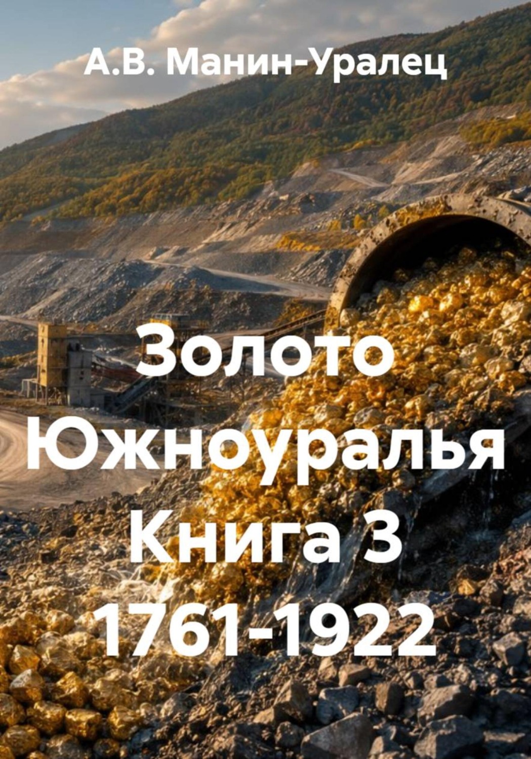Обложка книги «Золото Южноуралья Книга 3 1761-1922»