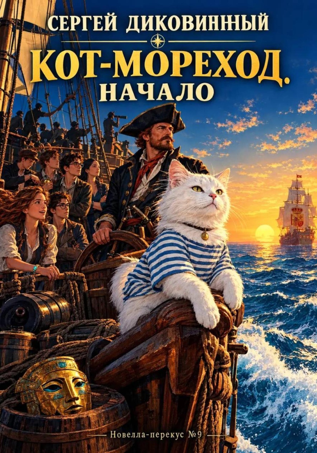Обложка книги «Кот-мореход. Начало»