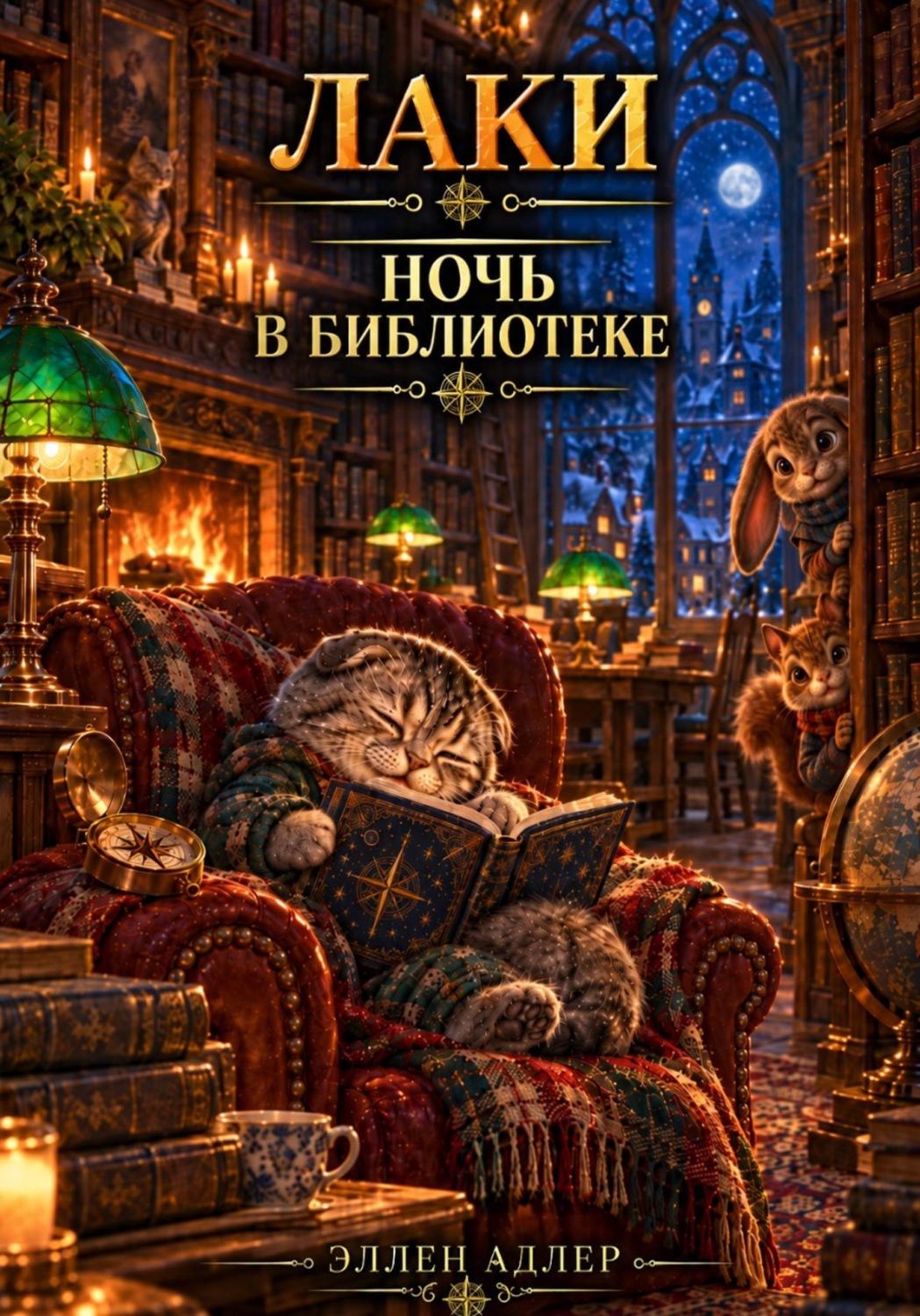 Обложка книги «Лаки: ночь в Библиотеке»