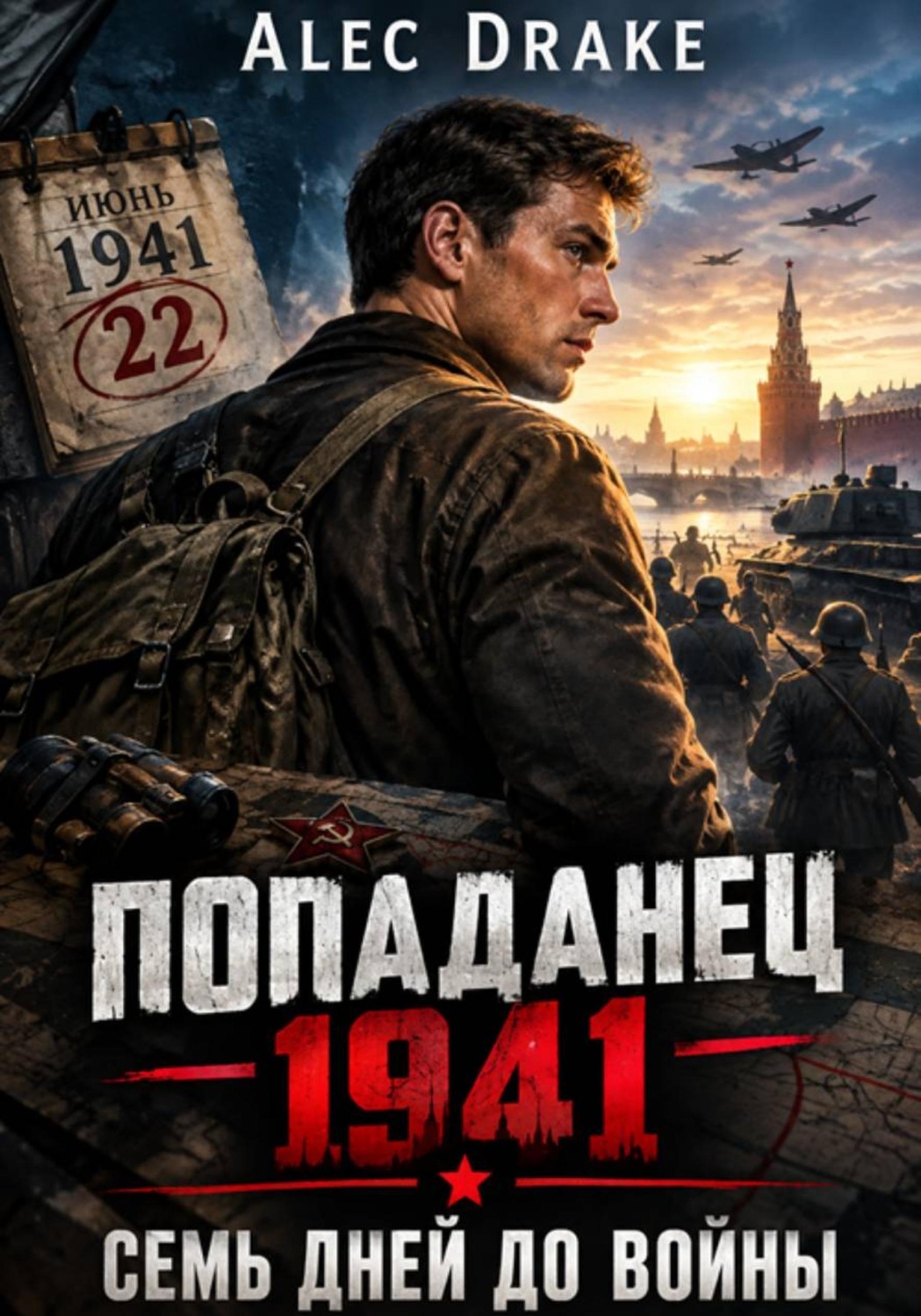 Обложка книги «Попаданец 1941.Семь дней до войны»