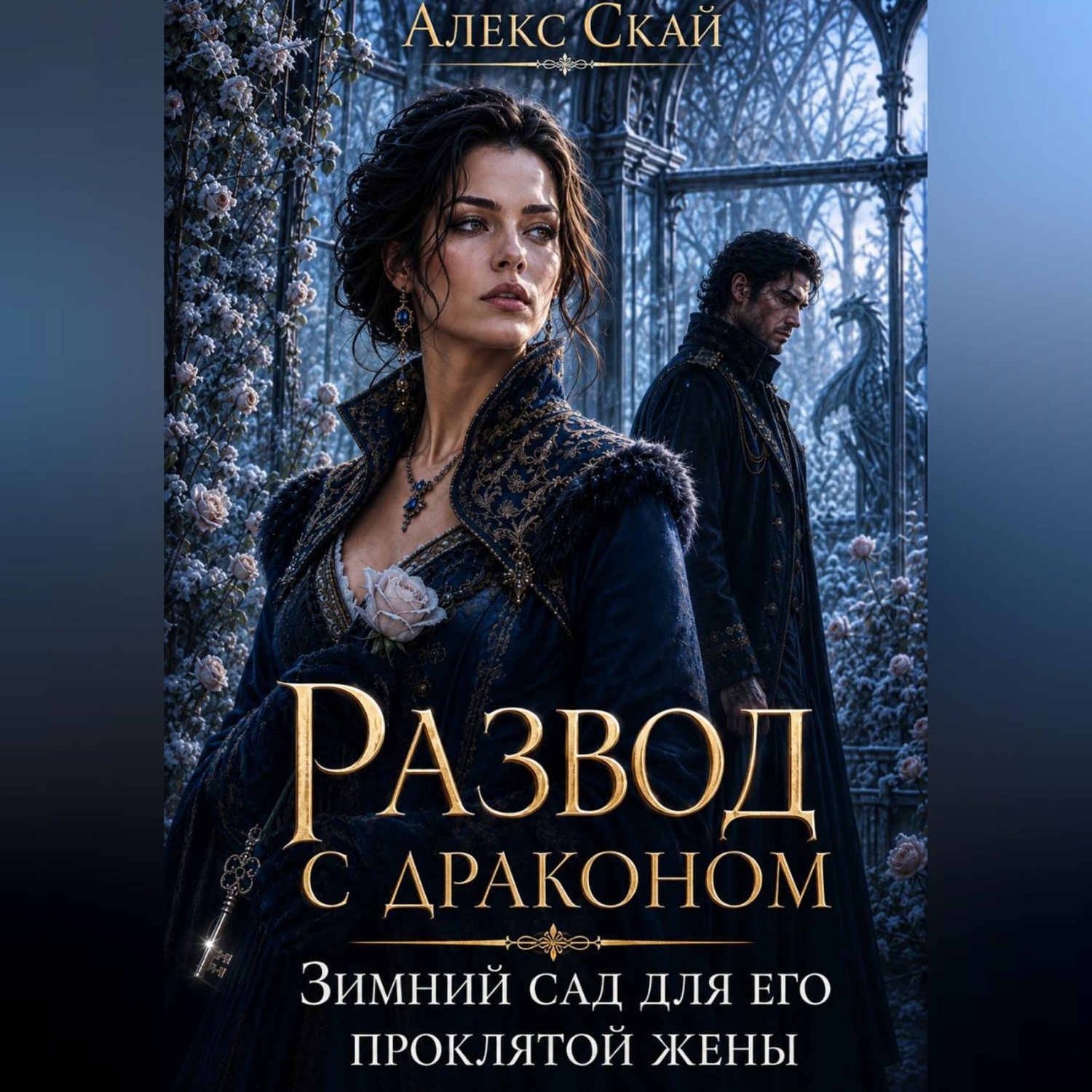 Обложка книги «Развод с драконом. Зимний сад для его проклятой жены»