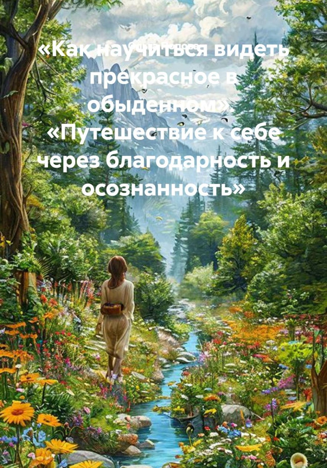 Обложка книги ««Как научиться видеть прекрасное в обыденном». «Путешествие к себе через благодарность и осознанность»»
