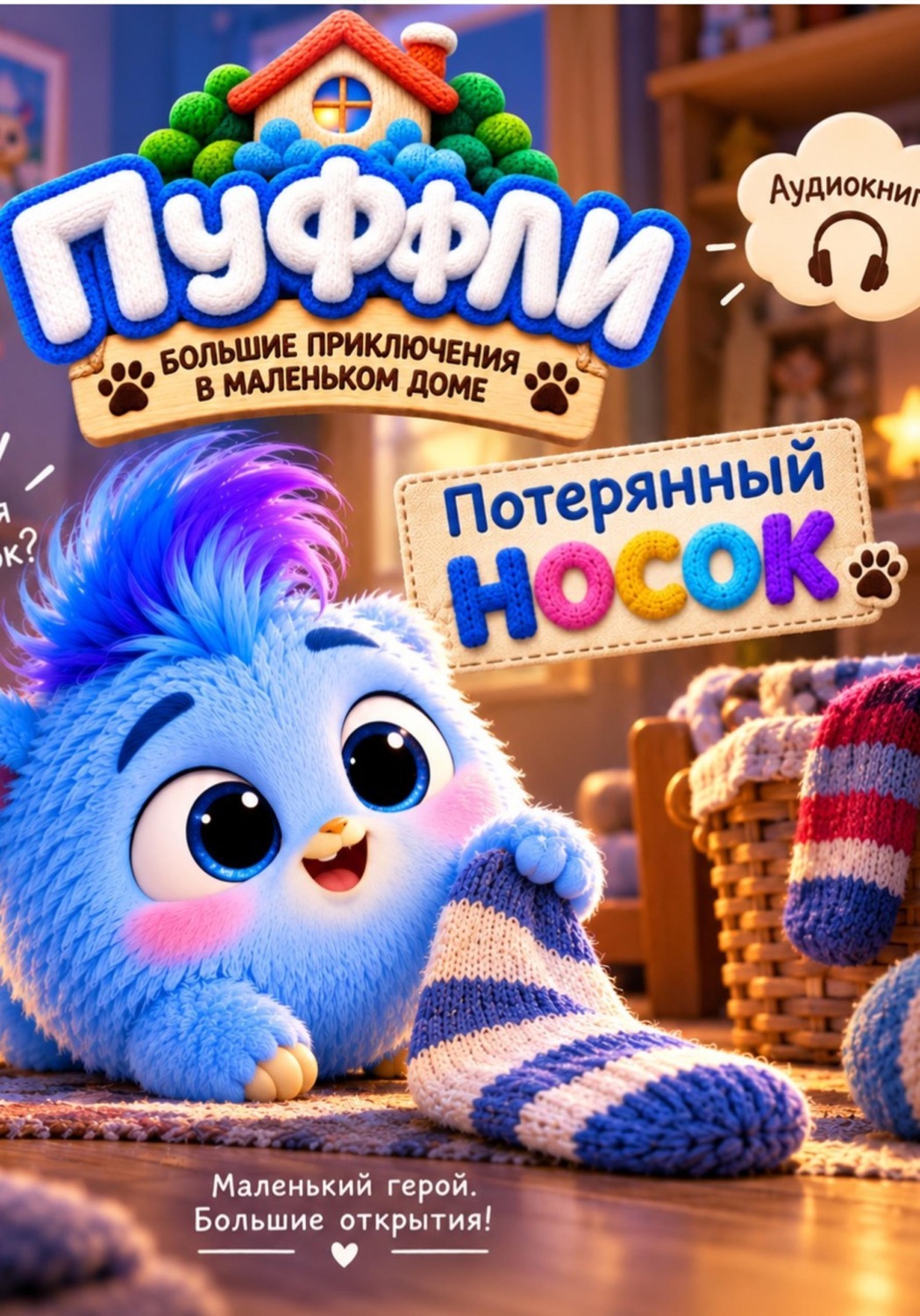 Обложка книги «Пуффли и потерянный носок»