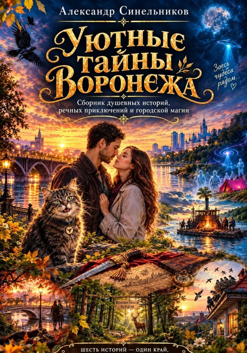 Обложка книги «Уютные тайны Воронежа»