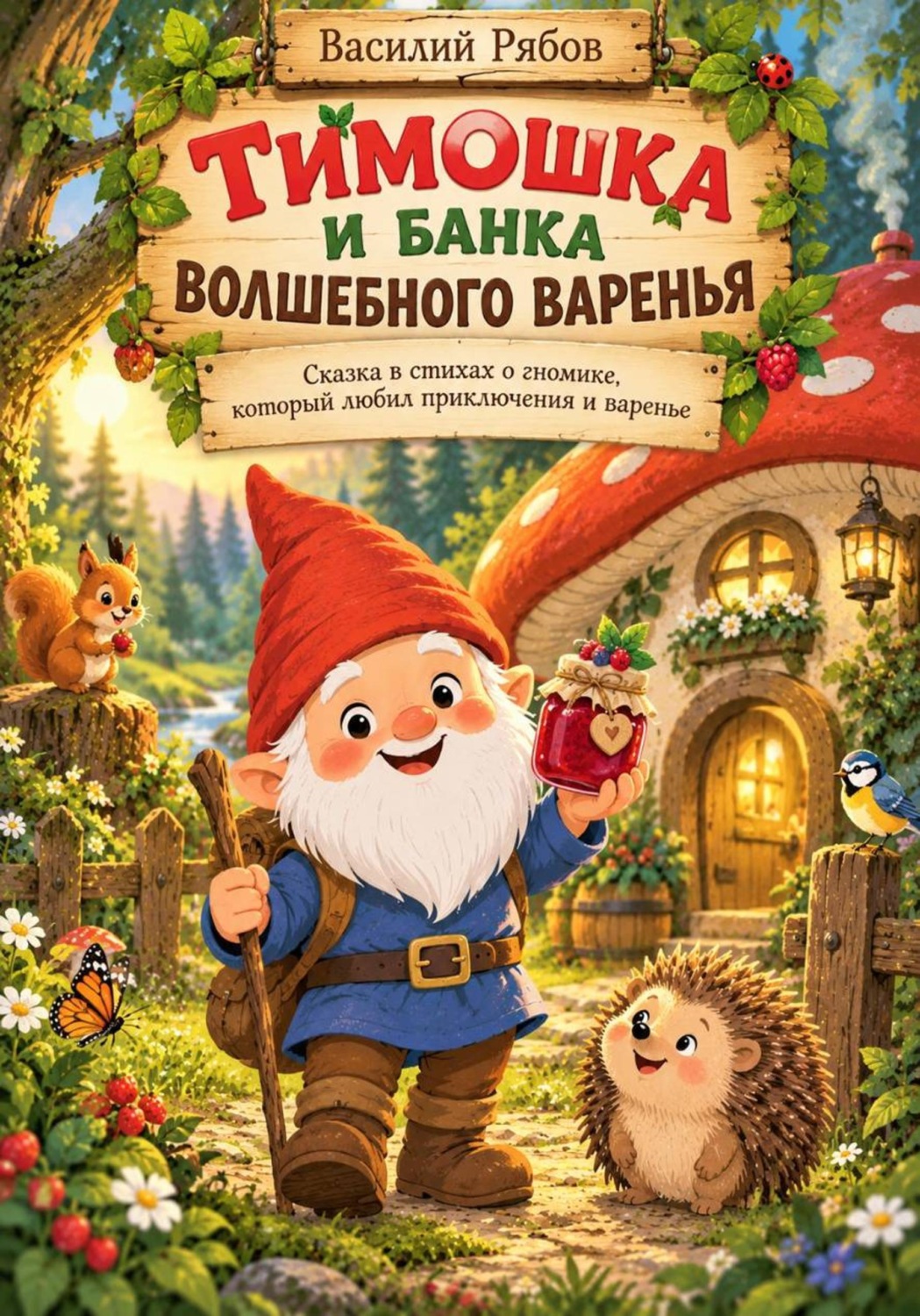Обложка книги «Тимошка и банка волшебного варенья»