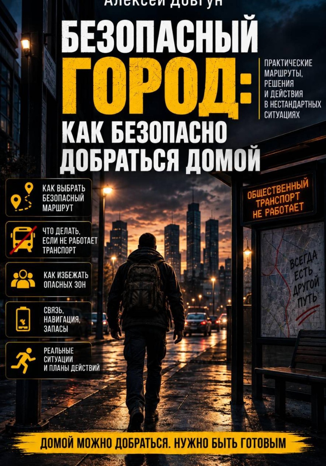 Обложка книги «Безопасный город: Как безопасно добраться домой»
