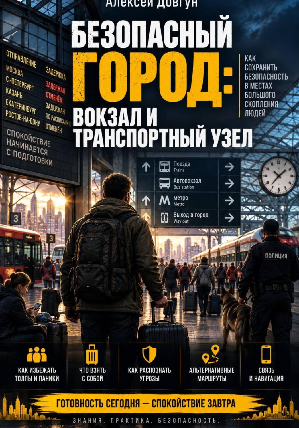 Обложка книги «Безопасный город: Вокзал и транспортный узел»