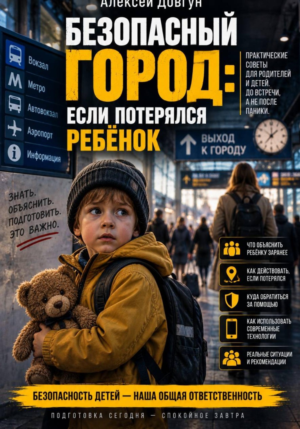 Обложка книги «Безопасный город: Если потерялся ребёнок»