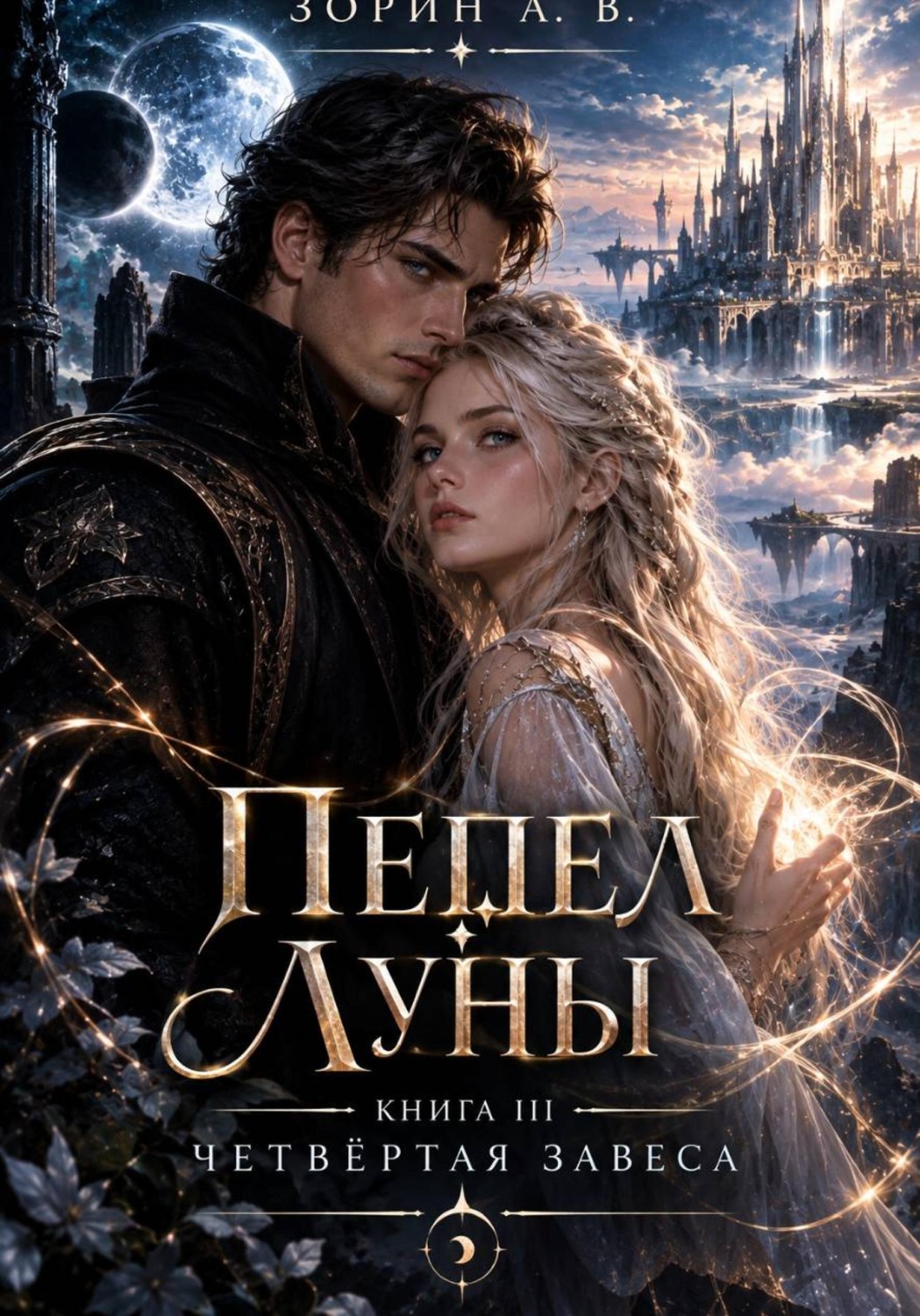 Обложка книги «ПЕПЕЛ ЛУНЫ Книга III — ЧЕТВЁРТАЯ ЗАВЕСА»