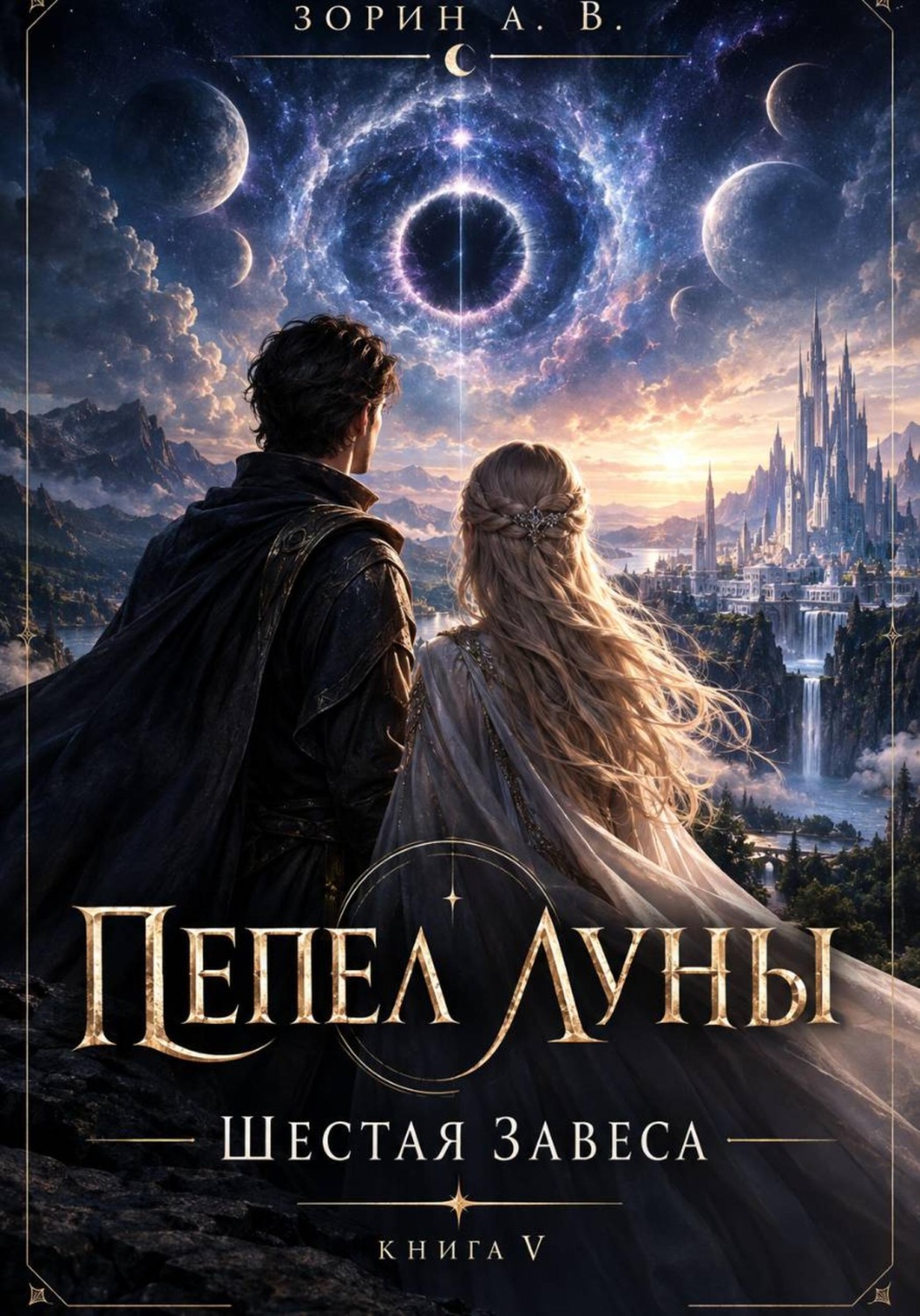 Обложка книги «Пепел Луны. Книга V. Шестая Завеса»
