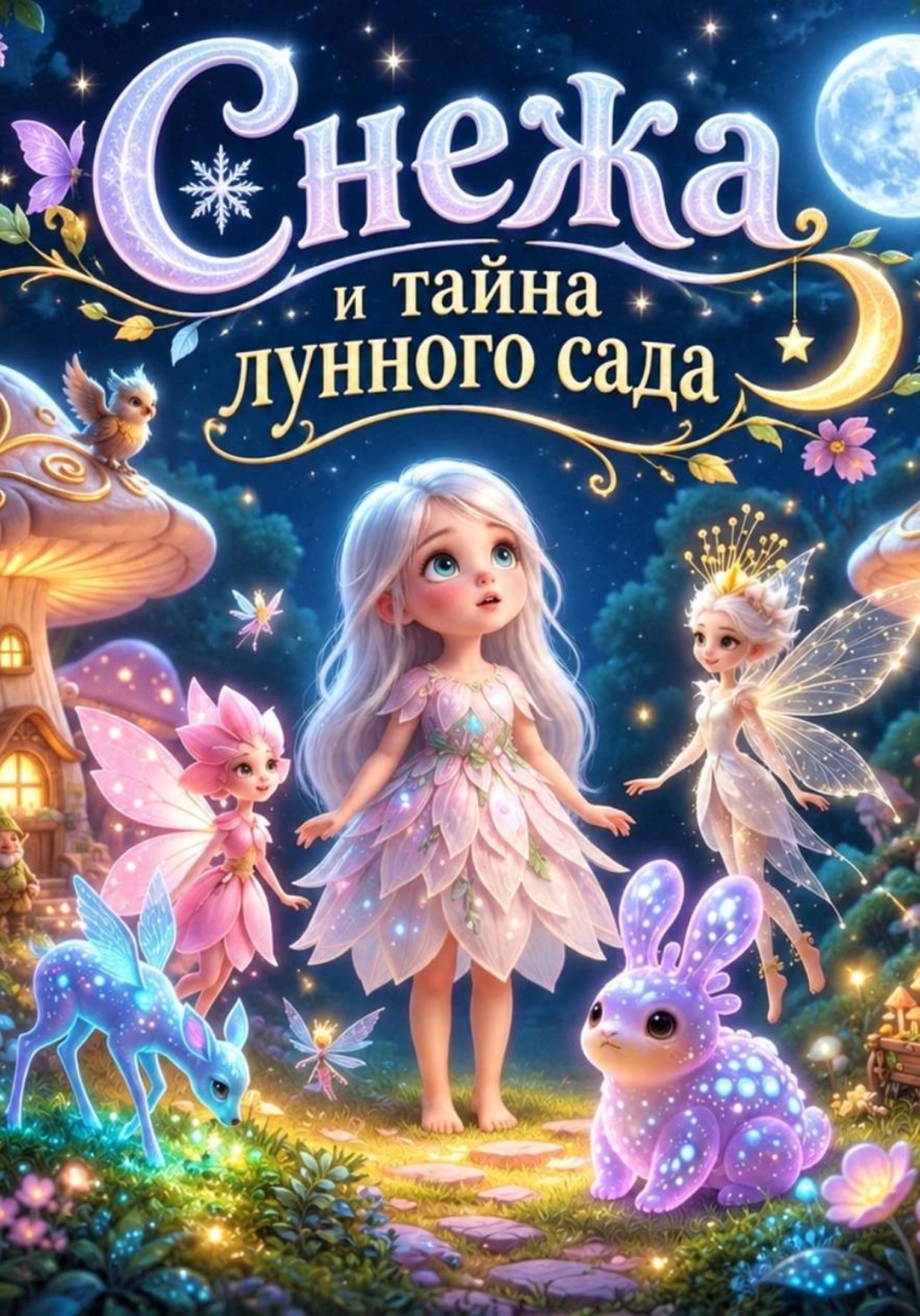 Обложка книги «Снежа и тайна лунного сада»