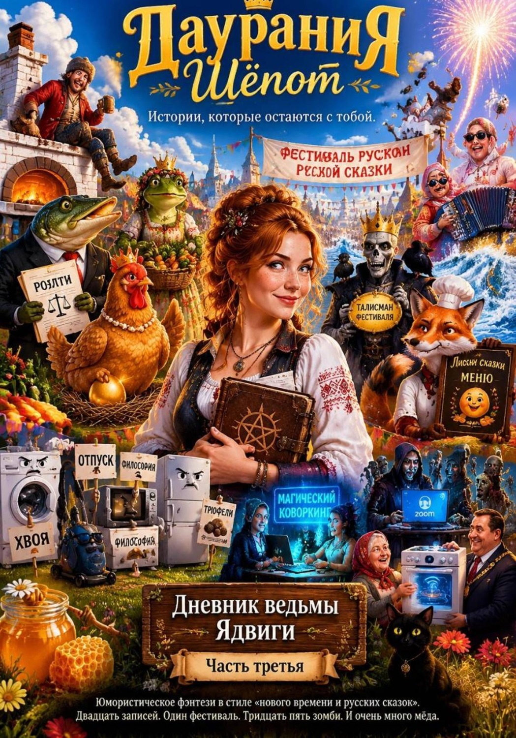 Обложка книги «Дневник ведьмы Ядвиги. Часть третья»