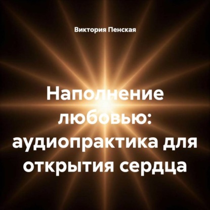 Обложка книги «Наполнение любовью: аудиопрактика для открытия сердца»