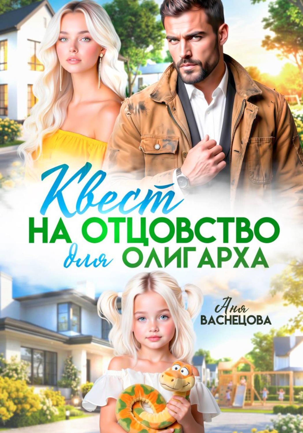 Обложка книги «Квест на отцовство для олигарха»