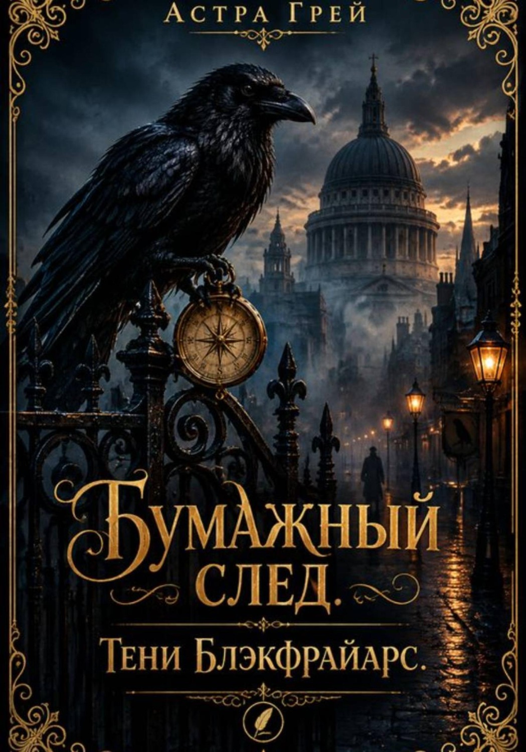 Обложка книги «Бумажный след. Тени Блэкфрайарс»