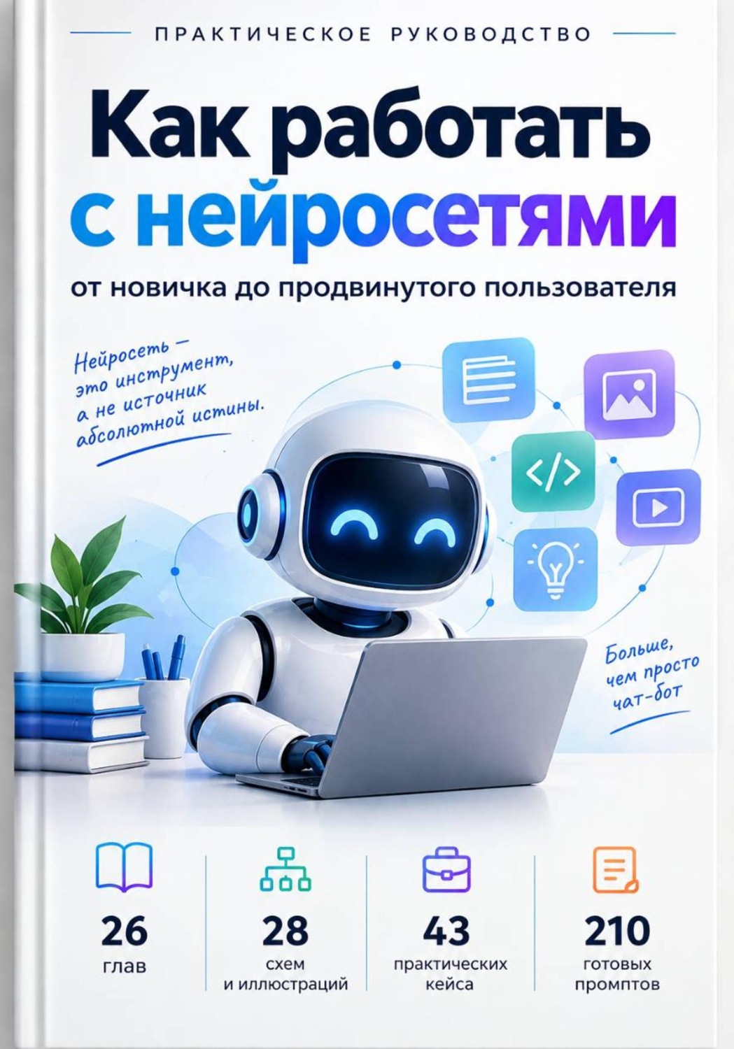 Обложка книги «Как работать с нейросетями?»
