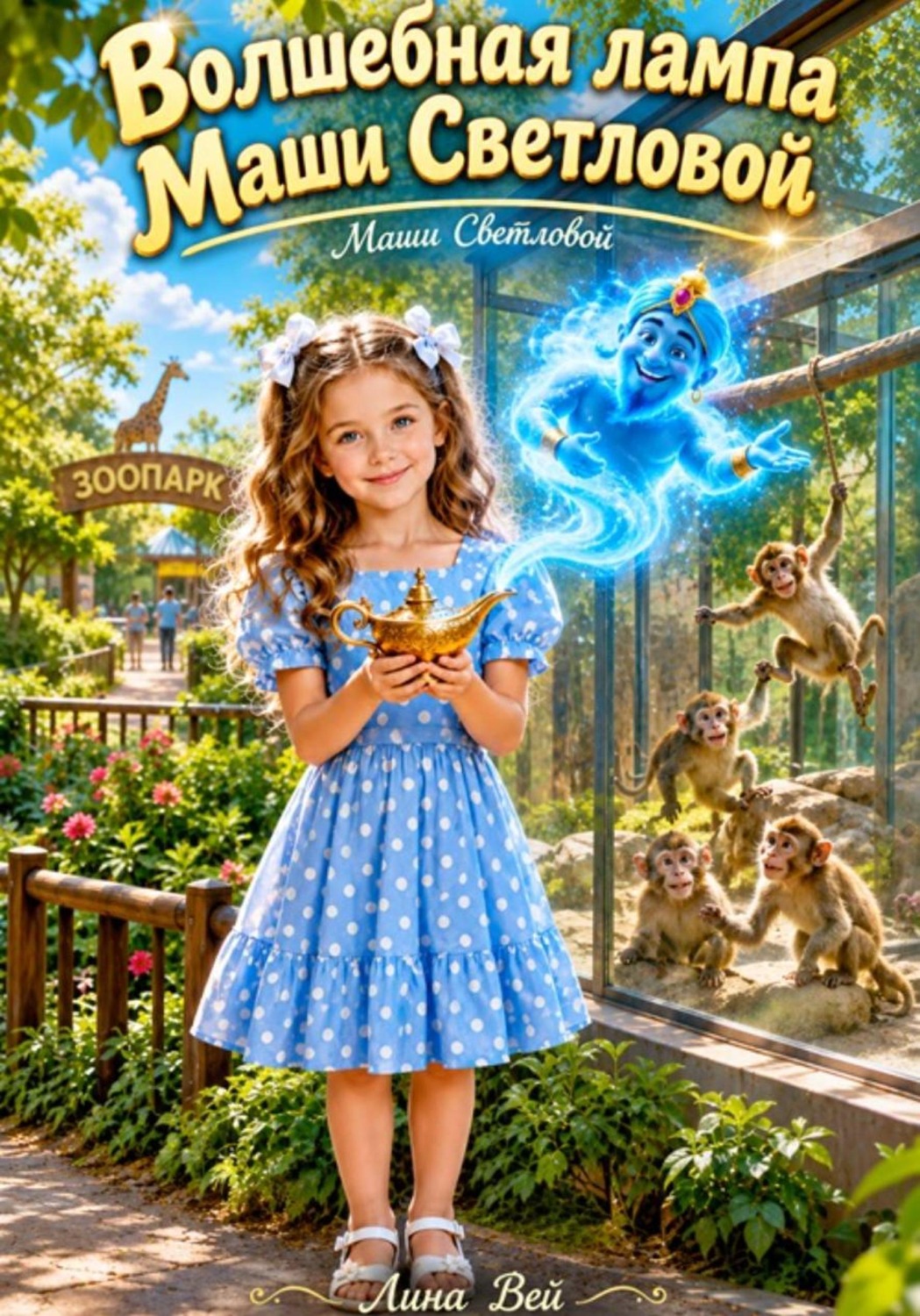 Обложка книги «Волшебная лампа Маши Светловой»