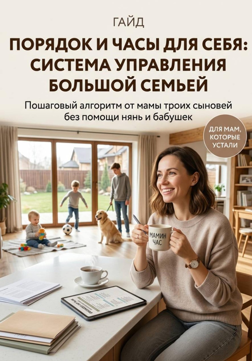 Обложка книги «Мама без няни»