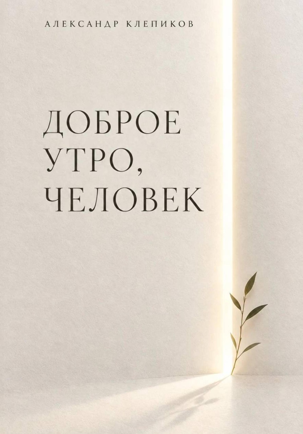 Обложка книги «ДОБРОЕ УТРО, ЧЕЛОВЕК»
