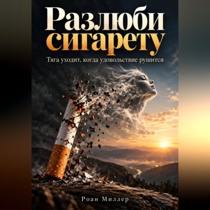 Обложка книги «Разлюби сигарету. Тяга уходит, когда удовольствие рушится»