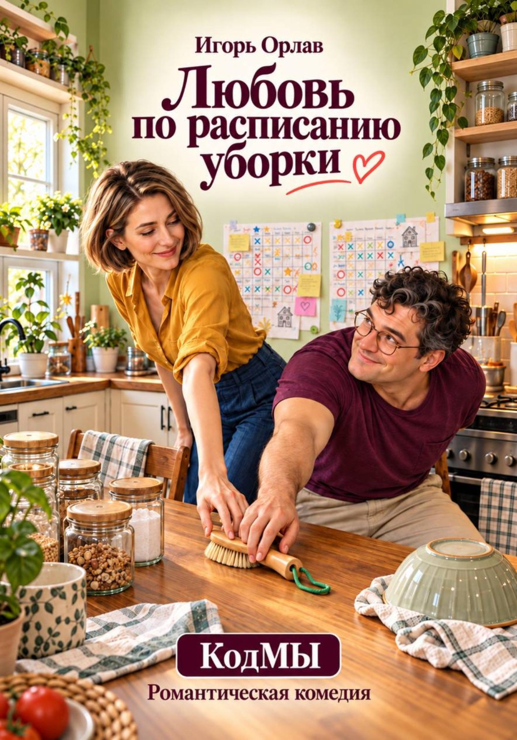 Обложка книги «Любовь по расписанию уборки»