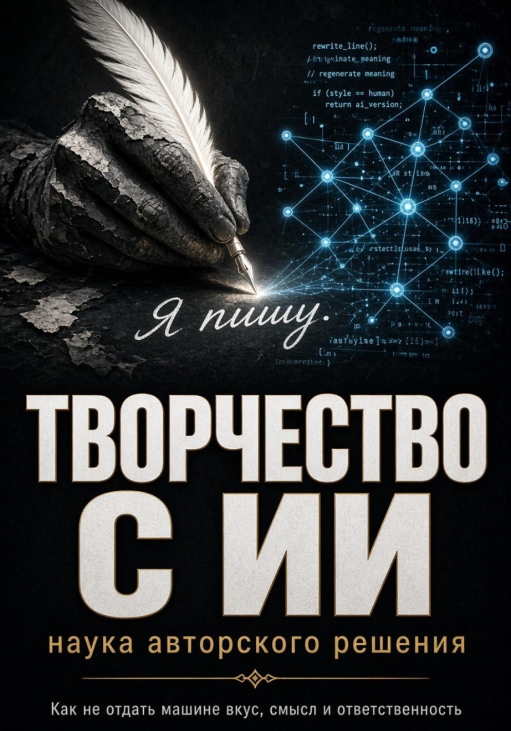 Обложка книги «Творчество с ИИ: наука авторского решения»