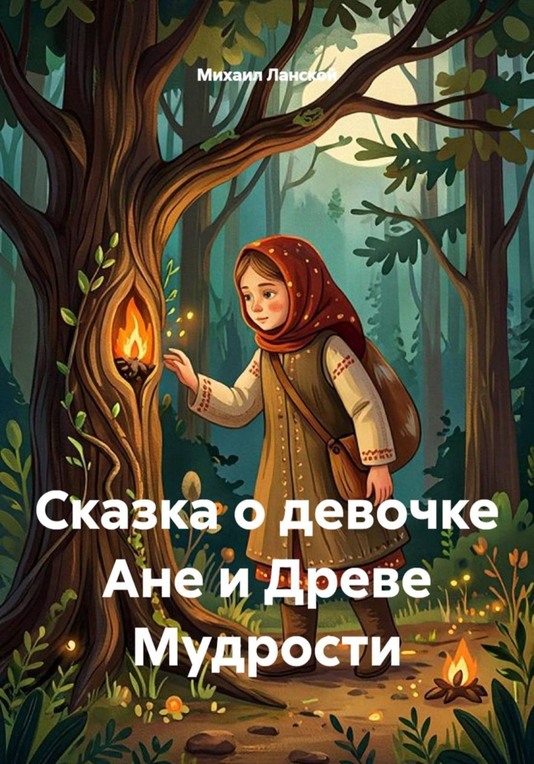 Обложка книги «Сказка о девочке Ане и Древе Мудрости»