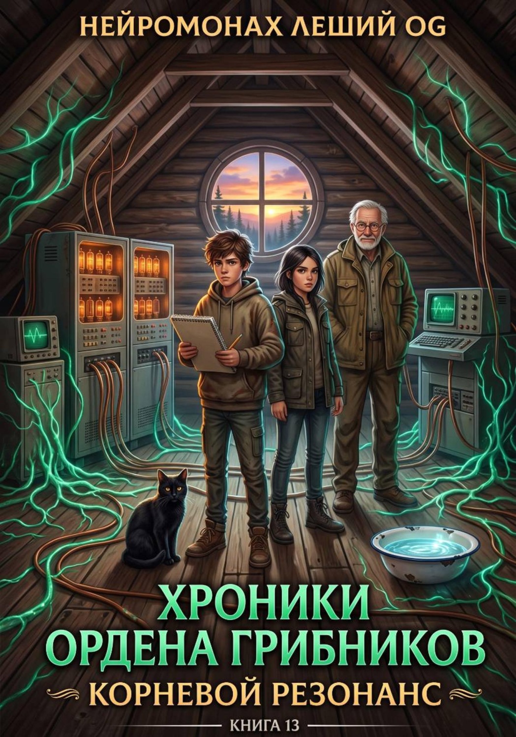 Обложка книги «Хроники Ордена Грибников. Книга 13. Корневой Резонанс»