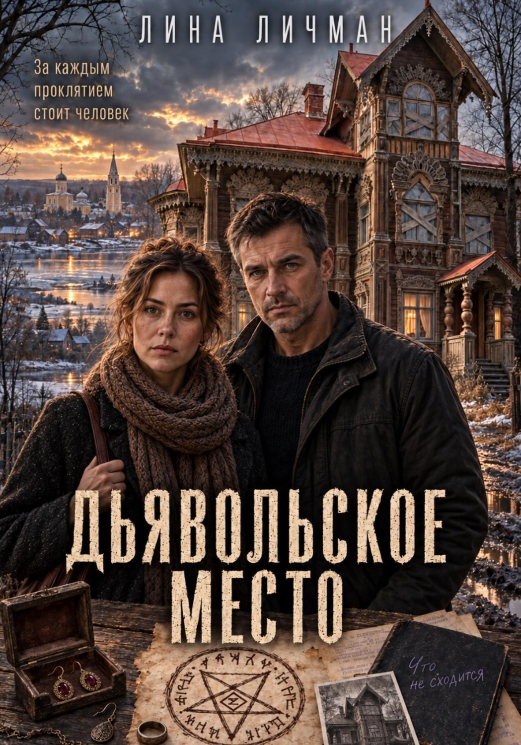 Обложка книги «Дьявольское место, или За каждым проклятием стоит человек»