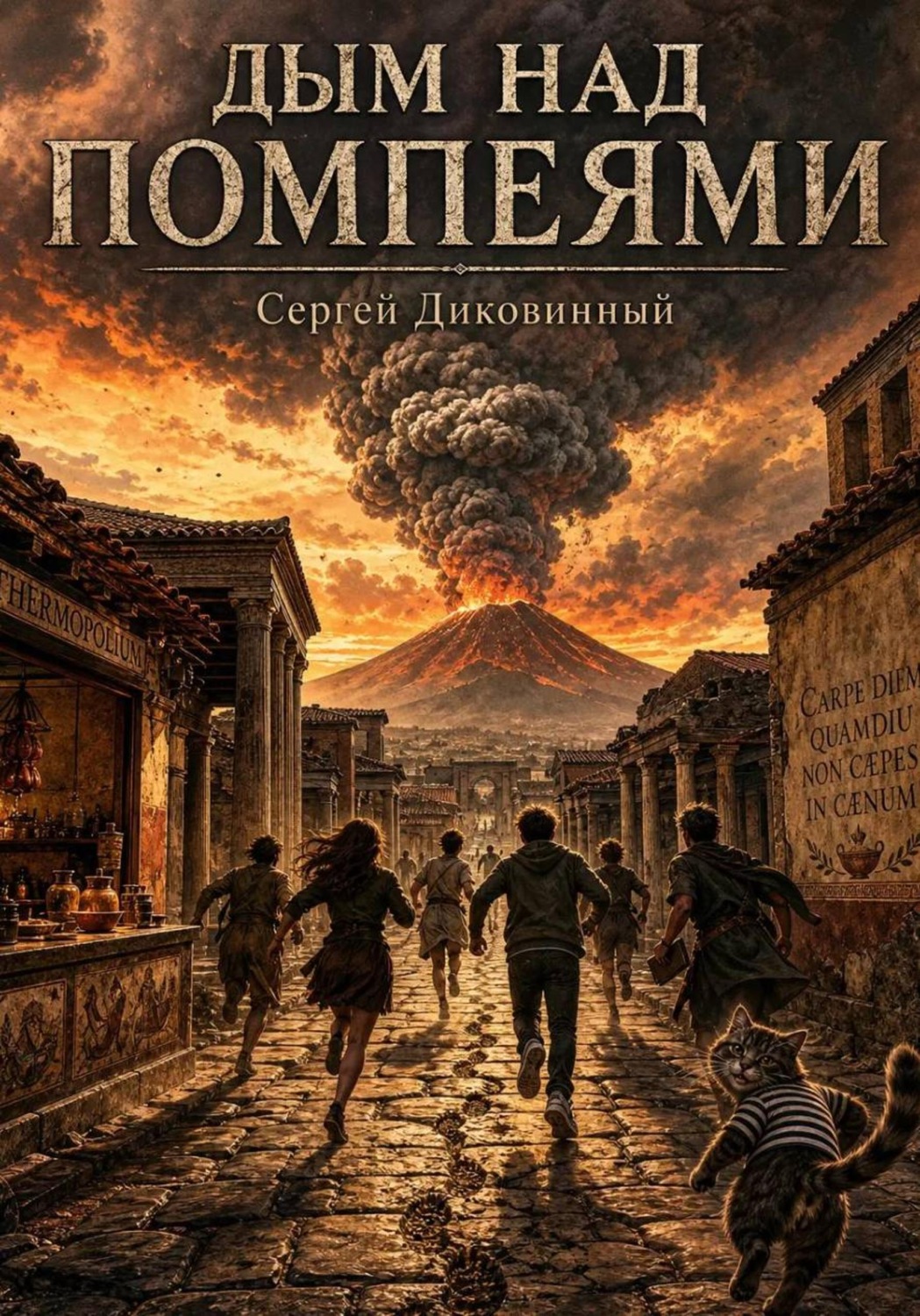 Обложка книги «Дым над Помпеями»
