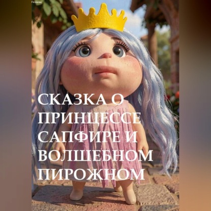 Обложка книги «Сказка о принцессе Сапфире и волшебном пирожном»