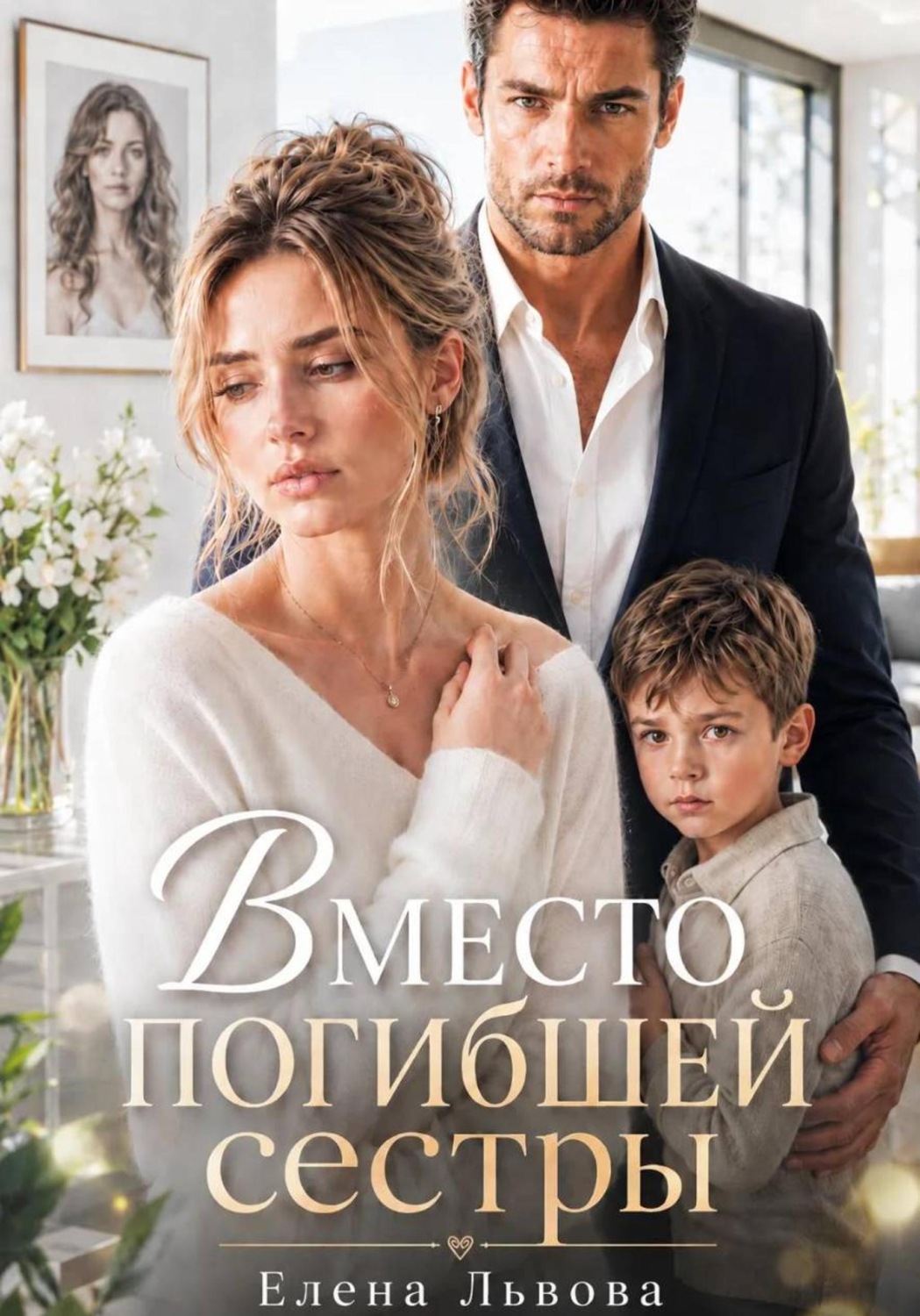 Обложка книги «Вместо погибшей сестры»