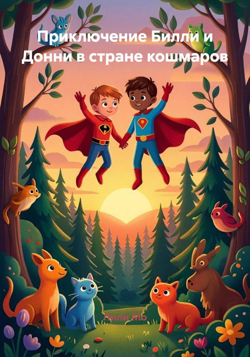 Обложка книги «Приключение Билли и Донни в стране кошмаров»