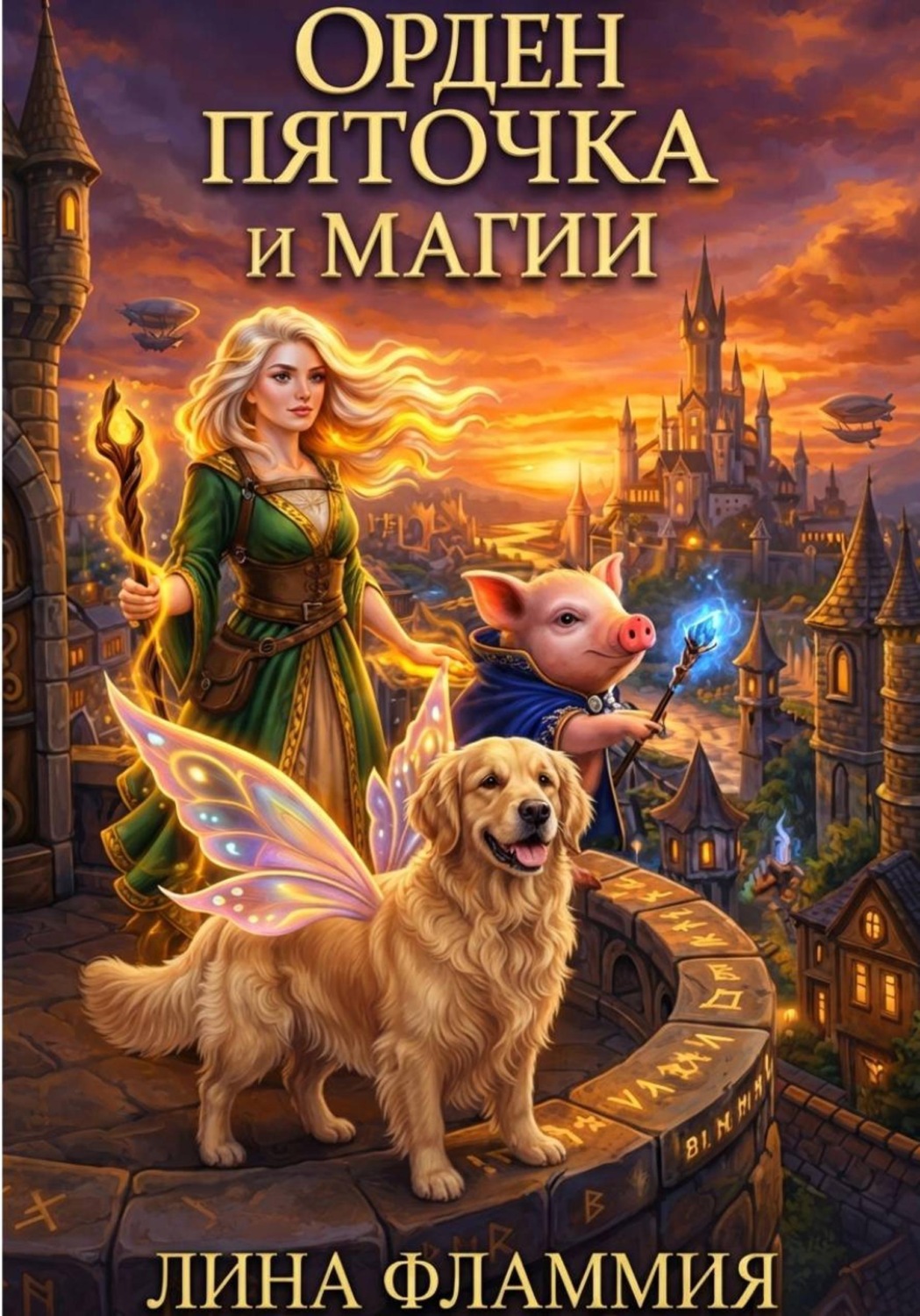 Обложка книги «Орден пяточка и магии»