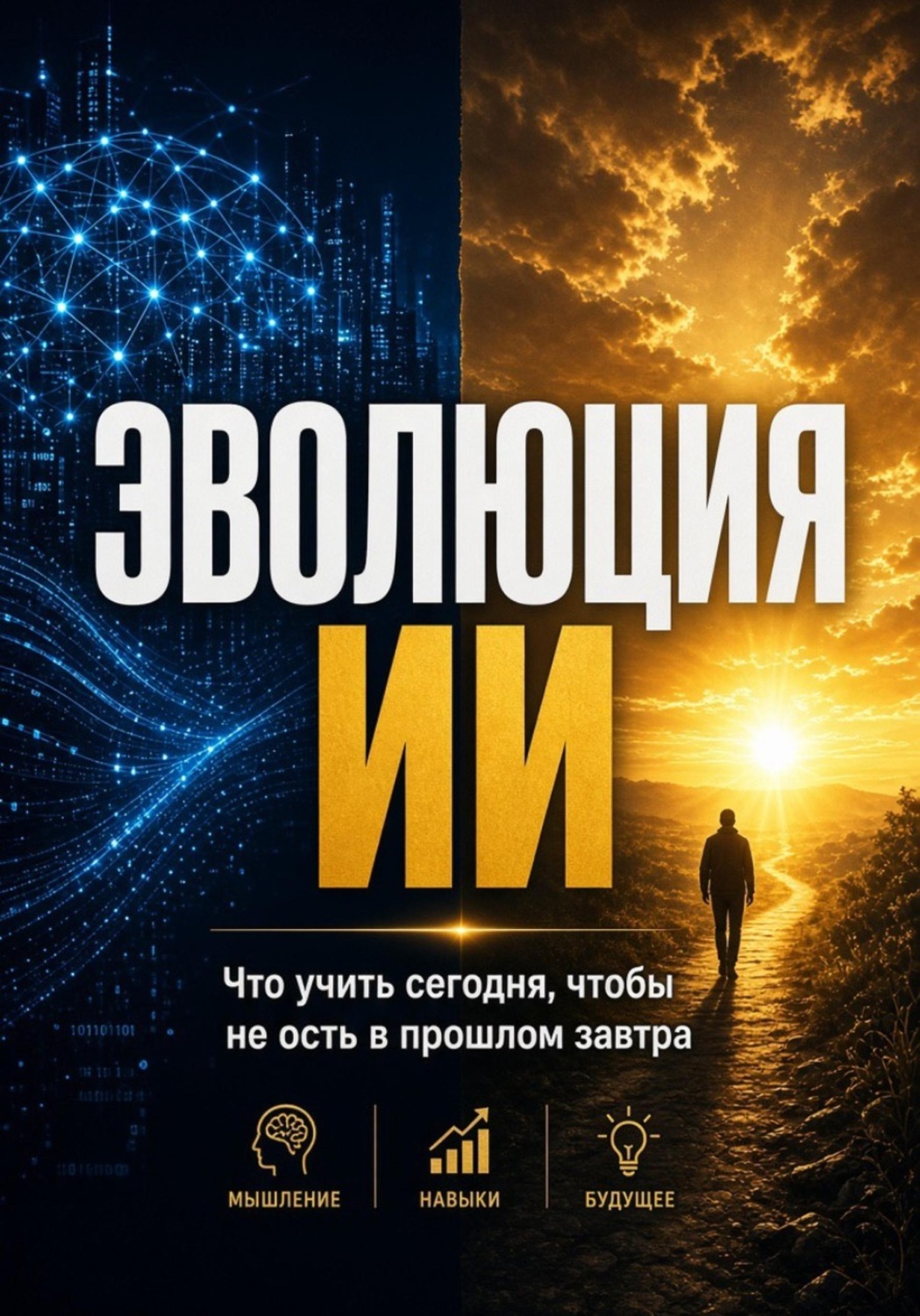 Обложка книги «Эволюция ИИ: Что учить сегодня, чтобы не остаться в прошлом завтра»