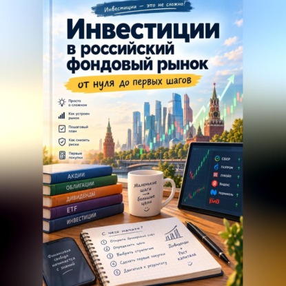 Обложка книги «Инвестиции в российский фондовый рынок: от нуля до первых шагов»