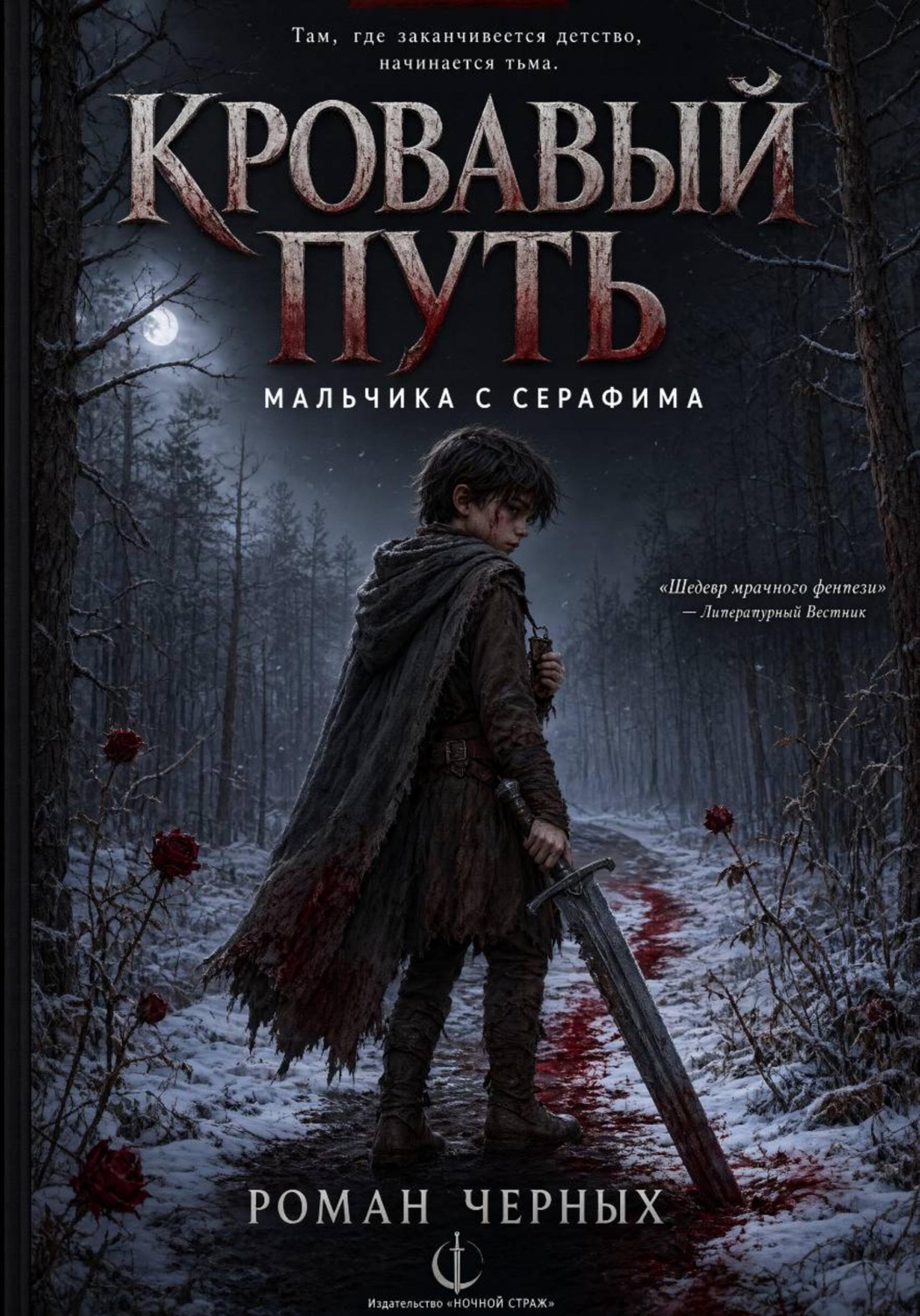 Обложка книги «Кровавый путь мальчика с Серафима»