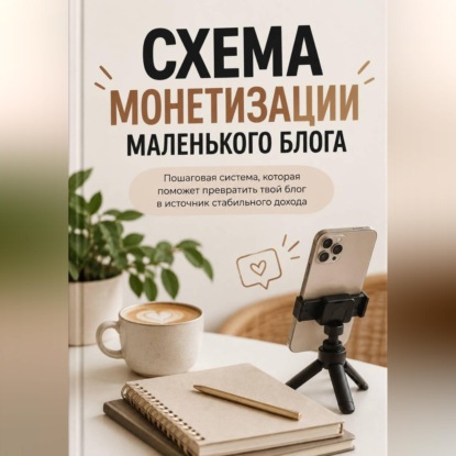 Обложка книги «Схема монетизации маленького блога»