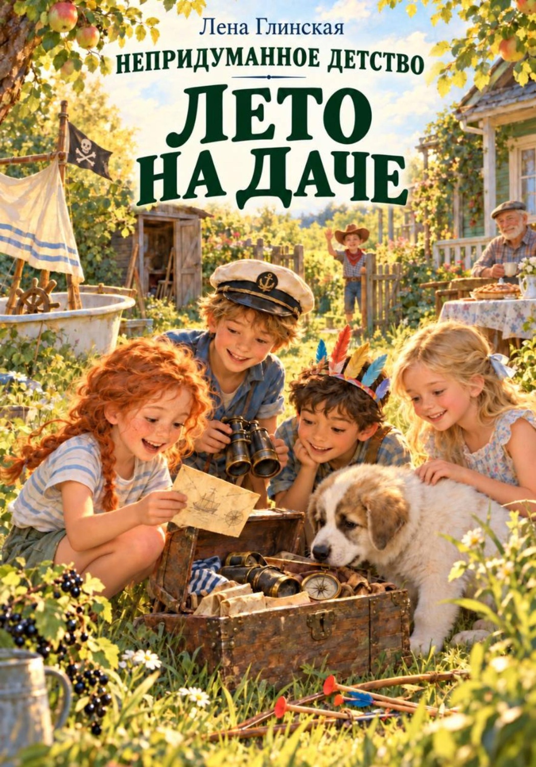 Обложка книги «Непридуманное детство. Лето на даче»