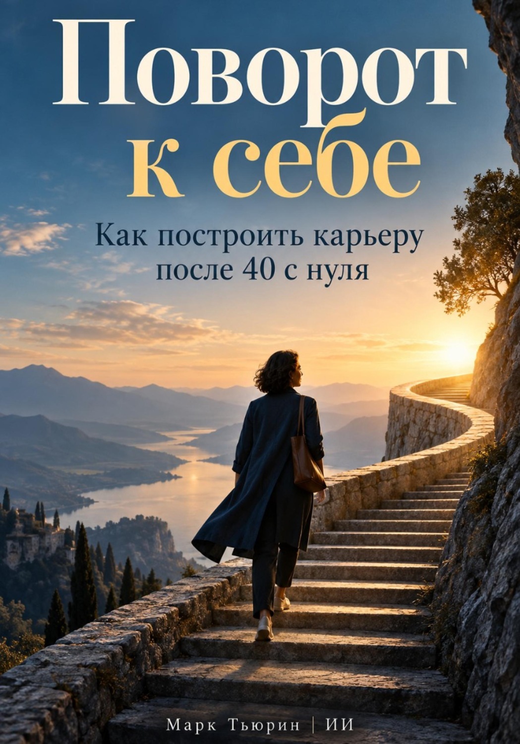Обложка книги «Поворот к себе. Как построить карьеру после 40 с нуля»