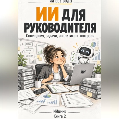 Обложка книги «ИИ для руководителя: совещания, задачи, аналитика и контроль»