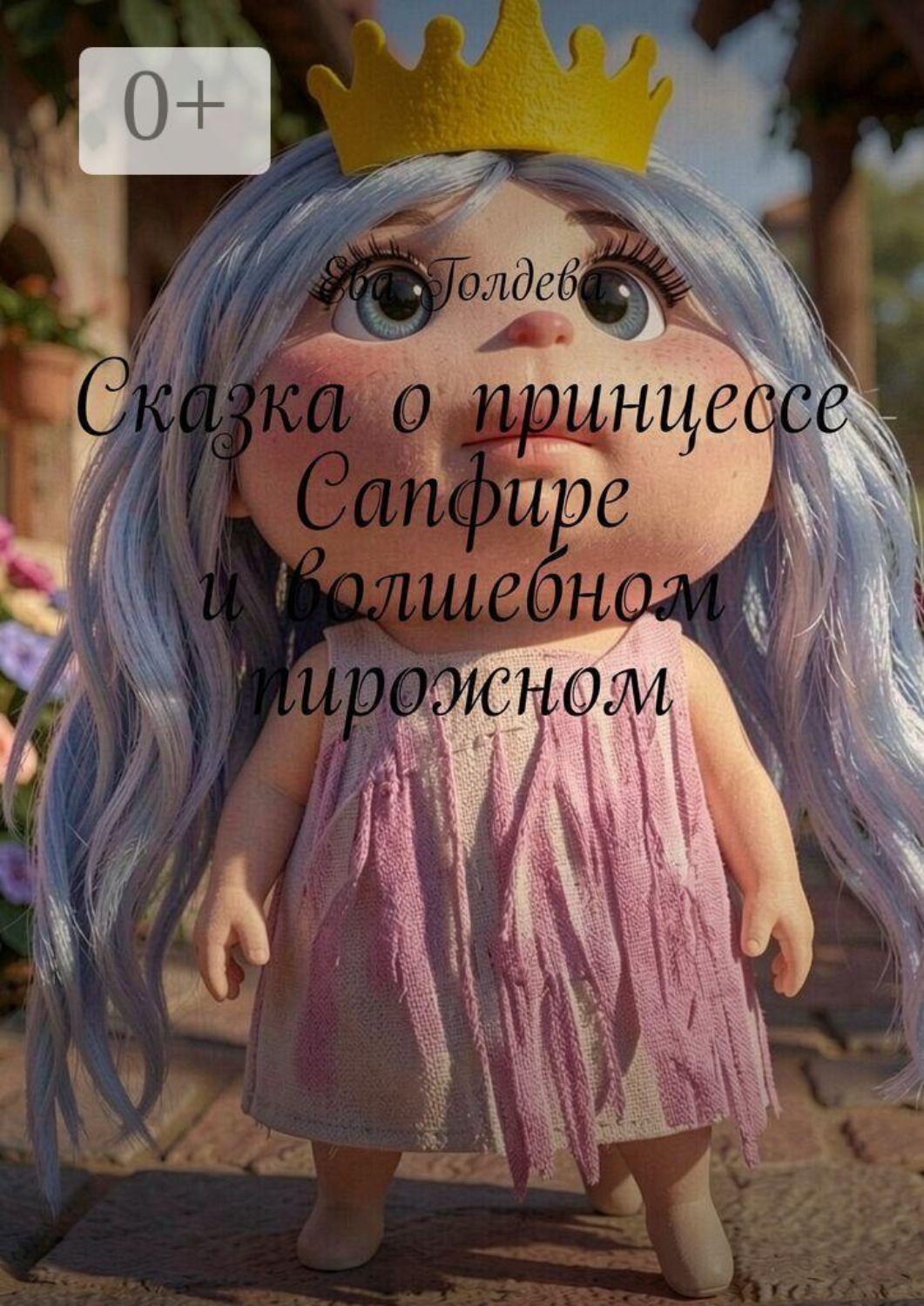 Обложка книги «Сказка о принцессе Сапфире и волшебном пирожном»