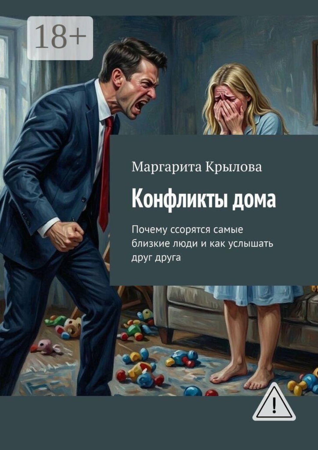 Обложка книги «Конфликты дома. Почему ссорятся самые близкие люди и как услышать друг друга»