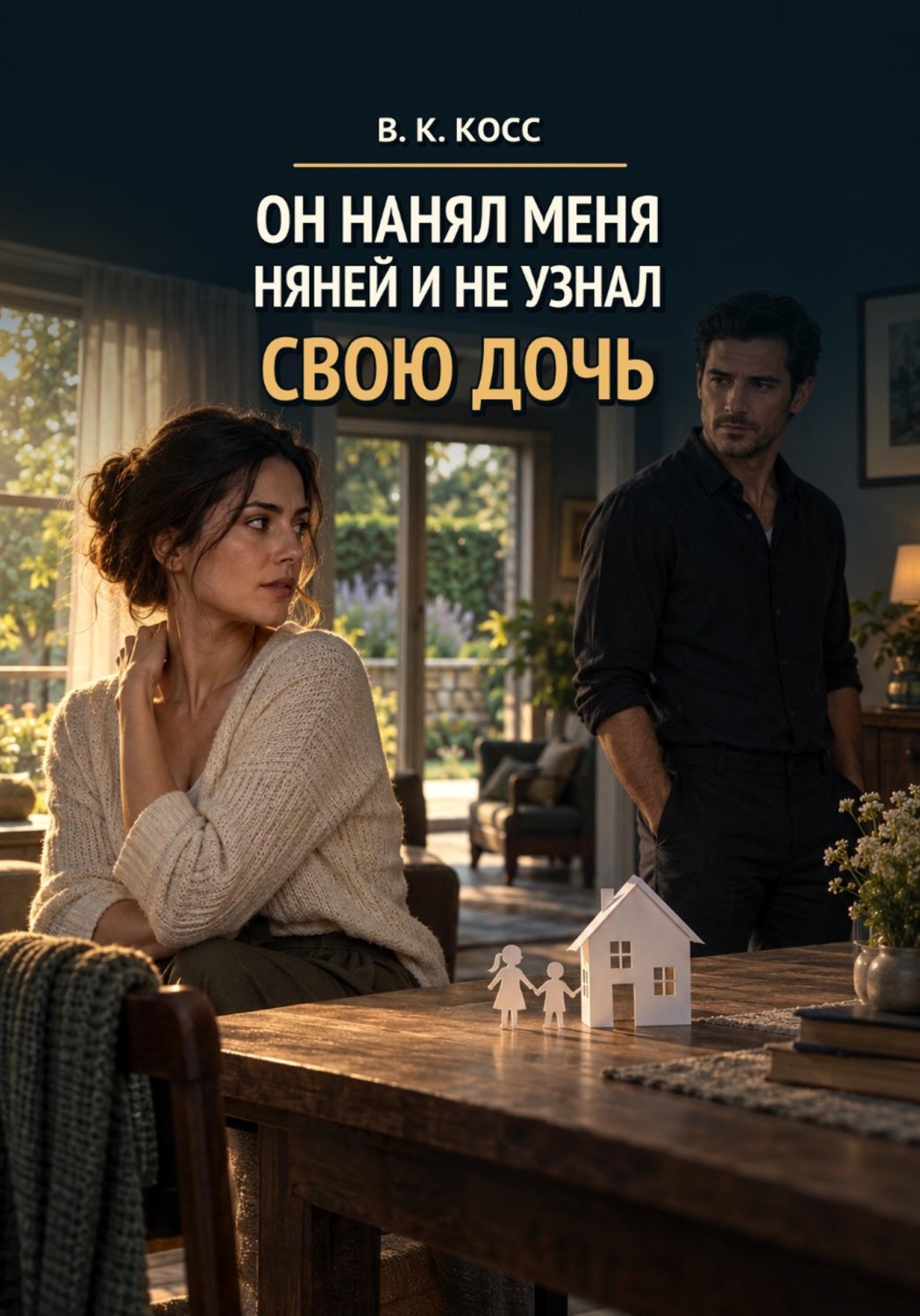 Обложка книги «Он нанял меня няней и не узнал свою дочь»