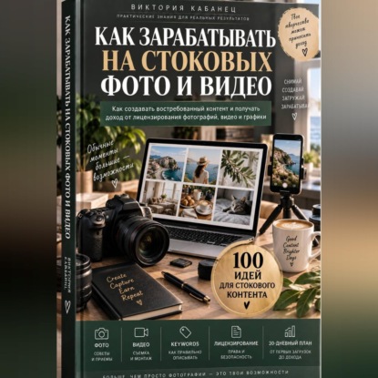 Обложка книги «Как зарабатывать на стоковых фото и видео»
