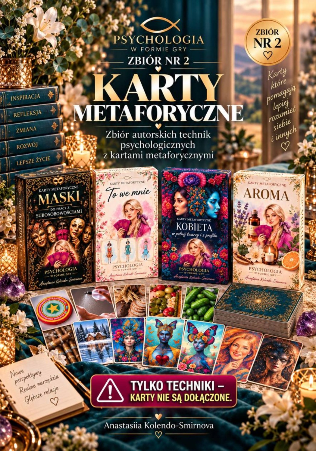 Обложка книги «Karty metaforyczne w praktyce. Zbiór nr 2»