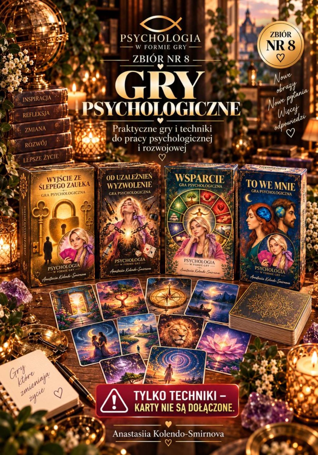 Обложка книги «Gry psychologiczne . Zbiór nr 8»