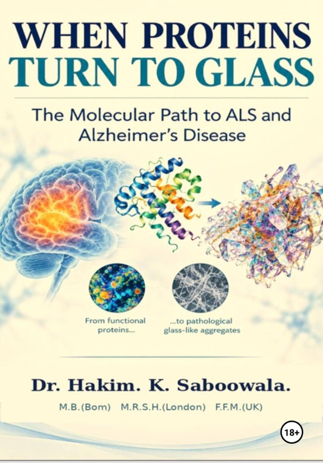 Обложка книги «When proteins turn to glass»
