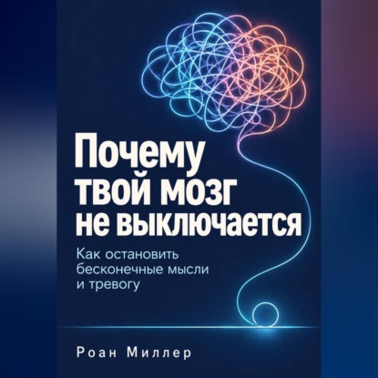 Обложка книги «Почему твой мозг не выключается. Как остановить бесконечные мысли и тревогу»